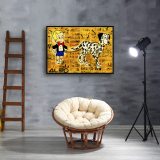 Rich and dollar the dog HD Canvas Print Home Decor Paintings Wall Art Pictures