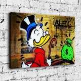 Scrooge McDuck HD Canvas Print Home Decor Paintings Wall Art Pictures