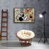 dollars face HD Canvas Print Home Decor Paintings Wall Art Pictures