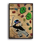 Money maste HD Canvas Print Home Decor Paintings Wall Art Pictures