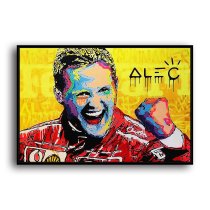 Racer HD Canvas Print Home Decor Paintings Wall Art Pictures