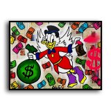 Scrooge McDuck HD Canvas Print Home Decor Paintings Wall Art Pictures