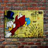 Scrooge McDuck HD Canvas Print Home Decor Paintings Wall Art Pictures