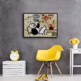 dollars face HD Canvas Print Home Decor Paintings Wall Art Pictures