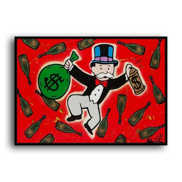 Money maste HD Canvas Print Home Decor Paintings Wall Art Pictures