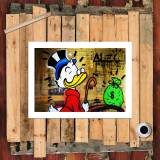 Scrooge McDuck HD Canvas Print Home Decor Paintings Wall Art Pictures