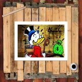Scrooge McDuck HD Canvas Print Home Decor Paintings Wall Art Pictures