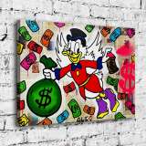 Scrooge McDuck HD Canvas Print Home Decor Paintings Wall Art Pictures