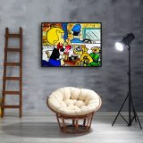 Rich little master HD Canvas Print Home Decor Paintings Wall Art Pictures