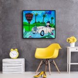 Uncle rich car HD Canvas Print Home Decor Paintings Wall Art Pictures