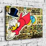 Scrooge McDuck HD Canvas Print Home Decor Paintings Wall Art Pictures