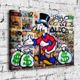 Scrooge McDuck HD Canvas Print Home Decor Paintings Wall Art Pictures