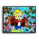 Rich little master HD Canvas Print Home Decor Paintings Wall Art Pictures