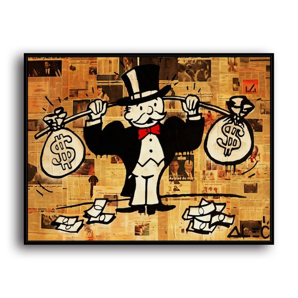 money master HD Canvas Print Home Decor Paintings Wall Art Pictures