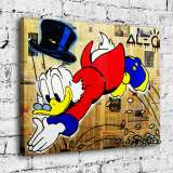 Scrooge McDuck HD Canvas Print Home Decor Paintings Wall Art Pictures