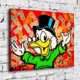 Scrooge McDuck HD Canvas Print Home Decor Paintings Wall Art Pictures