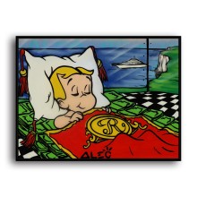 Sleeping young master HD Canvas Print Home Decor Paintings Wall Art Pictures