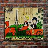 Rich man's carriage HD Canvas Print Home Decor Paintings Wall Art Pictures