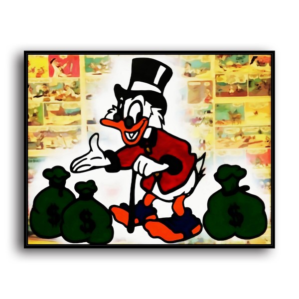 Scrooge McDuck HD Canvas Print Home Decor Paintings Wall Art Pictures