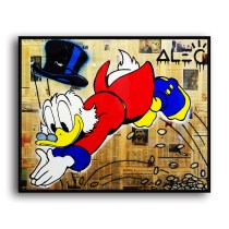 Scrooge McDuck HD Canvas Print Home Decor Paintings Wall Art Pictures