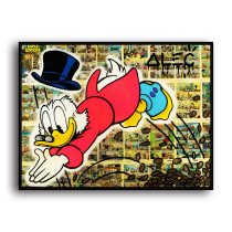 Scrooge McDuck HD Canvas Print Home Decor Paintings Wall Art Pictures