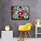 Scrooge McDuck HD Canvas Print Home Decor Paintings Wall Art Pictures