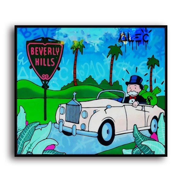 Uncle rich car HD Canvas Print Home Decor Paintings Wall Art Pictures