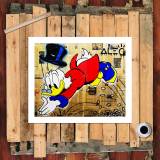 Scrooge McDuck HD Canvas Print Home Decor Paintings Wall Art Pictures