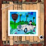 Uncle rich car HD Canvas Print Home Decor Paintings Wall Art Pictures