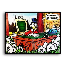 Scrooge McDuck HD Canvas Print Home Decor Paintings Wall Art Pictures