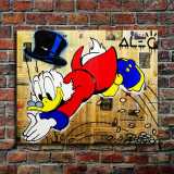 Scrooge McDuck HD Canvas Print Home Decor Paintings Wall Art Pictures