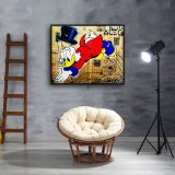 Scrooge McDuck HD Canvas Print Home Decor Paintings Wall Art Pictures