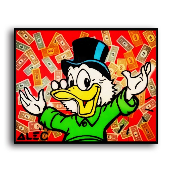 Scrooge McDuck HD Canvas Print Home Decor Paintings Wall Art Pictures