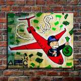 Rich man's plane HD Canvas Print Home Decor Paintings Wall Art Pictures