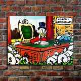 Scrooge McDuck HD Canvas Print Home Decor Paintings Wall Art Pictures