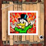 Scrooge McDuck HD Canvas Print Home Decor Paintings Wall Art Pictures