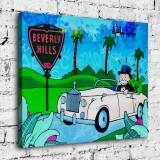 Uncle rich car HD Canvas Print Home Decor Paintings Wall Art Pictures