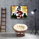 Scrooge McDuck HD Canvas Print Home Decor Paintings Wall Art Pictures