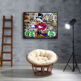 Scrooge McDuck HD Canvas Print Home Decor Paintings Wall Art Pictures