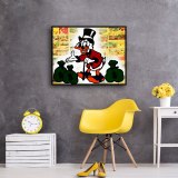 Scrooge McDuck HD Canvas Print Home Decor Paintings Wall Art Pictures