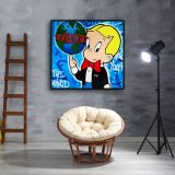 Rich little master HD Canvas Print Home Decor Paintings Wall Art Pictures