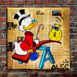 Scrooge McDuck HD Canvas Print Home Decor Paintings Wall Art Pictures