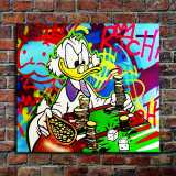 Scrooge McDuck HD Canvas Print Home Decor Paintings Wall Art Pictures