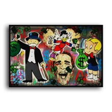 Rich man HD Canvas Print Home Decor Paintings Wall Art Pictures