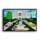 Rich man's castle luxury car HD Canvas Print Home Decor Paintings Wall Art Pictures
