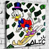 Scrooge McDuck HD Canvas Print Home Decor Paintings Wall Art Pictures