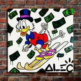 Scrooge McDuck HD Canvas Print Home Decor Paintings Wall Art Pictures