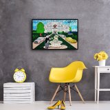 Rich man's castle luxury car HD Canvas Print Home Decor Paintings Wall Art Pictures