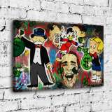 Rich man HD Canvas Print Home Decor Paintings Wall Art Pictures