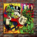 Scrooge McDuck HD Canvas Print Home Decor Paintings Wall Art Pictures